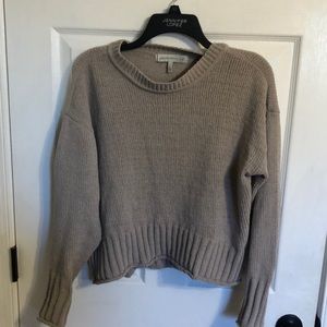 brown sweater